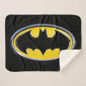 Couverture Sherpa Symbole Batman | Logo classique (Devant (Horizontal))