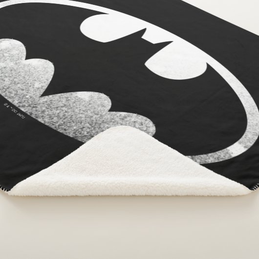 Couverture Sherpa Symbole Batman | Logo Grainy (3/4)