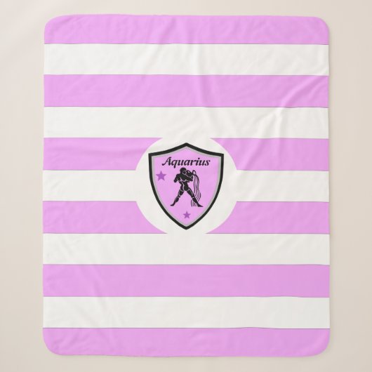 Couverture Sherpa Symbole d'Aquarius (Devant)
