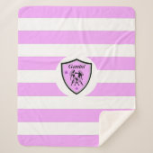 Couverture Sherpa Symbole de Gemini (Devant)