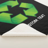 Couverture Sherpa Symbole de recyclage (3/4)