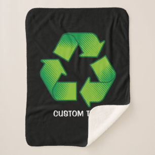 Couverture Sherpa Symbole de recyclage