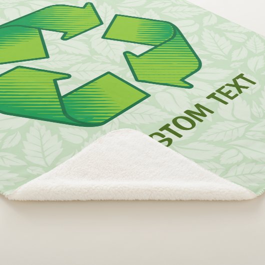 Couverture Sherpa Symbole de recyclage (3/4)