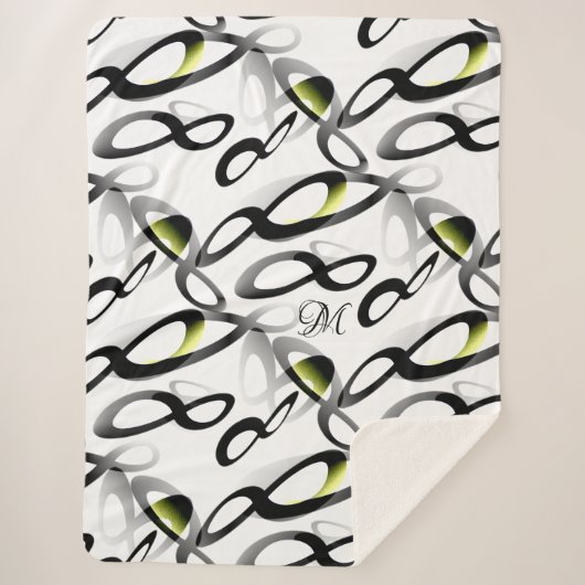 Couverture Sherpa Symbole d'infini mathématique Lemniscate Abstrait (Devant)