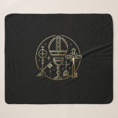 Couverture Sherpa Symbole heraldique du pape (Devant (Horizontal))