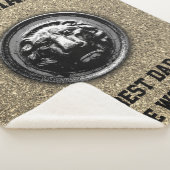 Couverture Sherpa Symbole Lion antique dans les graphismes modernes  (3/4)