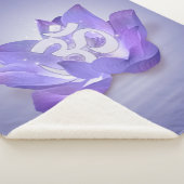Couverture Sherpa Symbole Lotus et OM (3/4)