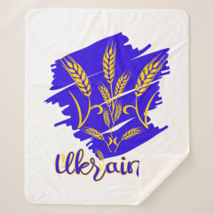 Couverture Sherpa Symbole national ukrainien tryzub fait d'oreille d