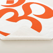 Couverture Sherpa Symbole Om indien (3/4)
