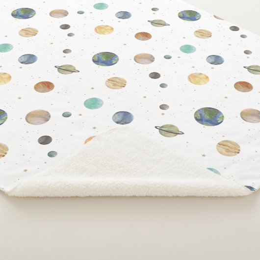 Couverture Sherpa Système solaire bébé (3/4)