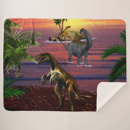 Couverture Sherpa T-REX et BRONTASOURUS (Devant (Horizontal))