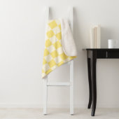 Couverture Sherpa Tableau de bord jaune (En situation)