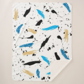Couverture Sherpa Tache de peinture (Devant)