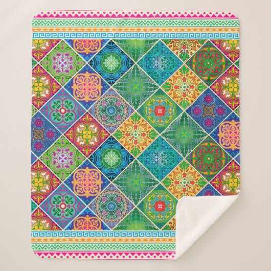 Couverture Sherpa Talavera Design-2 Blanket Sherpa (Devant)
