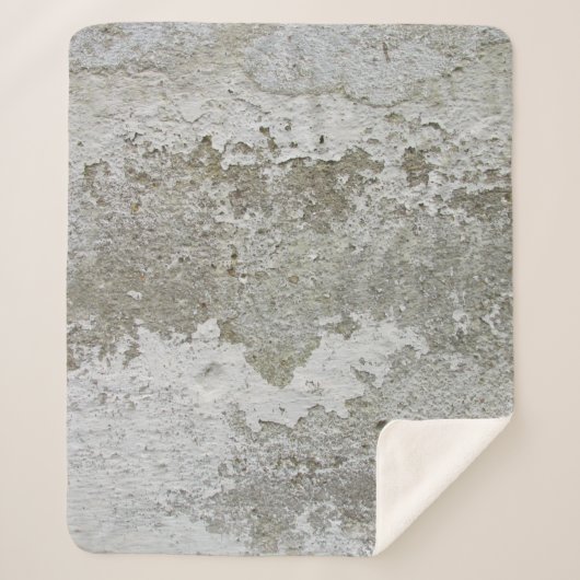 Couverture Sherpa Tapis blanc et brun (Devant)