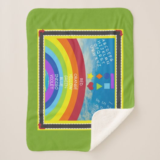 Couverture Sherpa Tapis de lecture ABC (Devant)