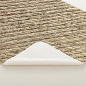 Couverture Sherpa Tapis en osier Brown (3/4)