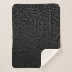 Couverture Sherpa Tapis noir et gris