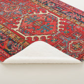 Couverture Sherpa Tapis persan turc oriental antique (3/4)
