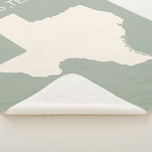 Couverture Sherpa Tapis Sherpa décoration maison carte du Texas (3/4)
