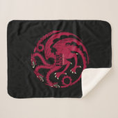 Couverture Sherpa Targaryen Sigil - Feu et Sang (Devant (Horizontal))