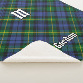 Couverture Sherpa Tartan Clan Gordon (3/4)
