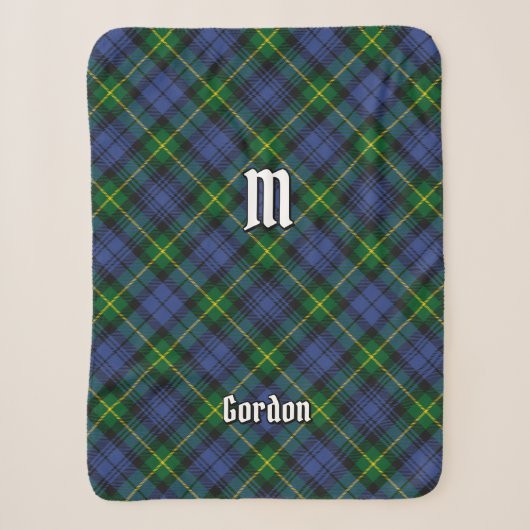 Couverture Sherpa Tartan Clan Gordon (Devant)