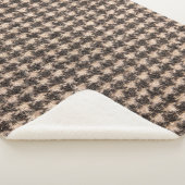Couverture Sherpa Tartan Design Tissu Texture (3/4)