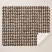 Couverture Sherpa Tartan Design Tissu Texture (Devant (Horizontal))