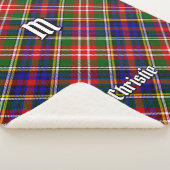 Couverture Sherpa Tartan du clan Christie (3/4)