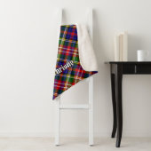 Couverture Sherpa Tartan du clan Christie (En situation)