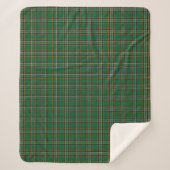Couverture Sherpa Tartan national irlandais (Devant)