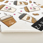 Couverture Sherpa Tasses À Café, Haricots À Café, Amateur De Café, V (3/4)