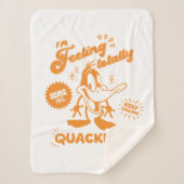 Couverture Sherpa Tasty Retro DAFFY DUCK™ (Devant)