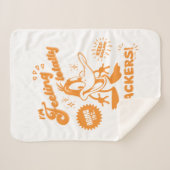 Couverture Sherpa Tasty Retro DAFFY DUCK™ (Devant (Horizontal))