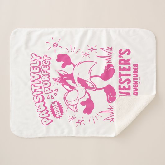 Couverture Sherpa Tasty Retro SYLVESTER™ (Devant (Horizontal))