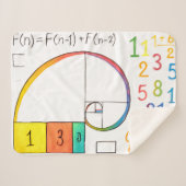 Couverture Sherpa Taux d'or Math Sherpa Blanket (Devant (Horizontal))