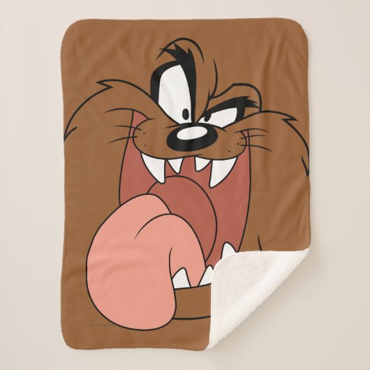 Couverture Sherpa TAZ™ Crazy Smile (Devant)