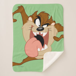 Couverture Sherpa TAZ™ Sticking Out Sa Langue