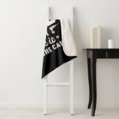 Couverture Sherpa Tchad Nom personnalisé Anniversaire (En situation)