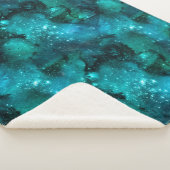 Couverture Sherpa Teal Galaxy Series Design 6 (3/4)