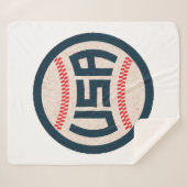 Couverture Sherpa Team USA Baseball (Devant (Horizontal))