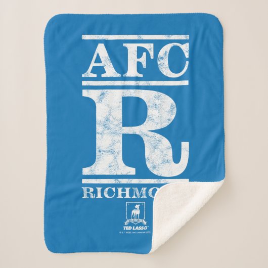Couverture Sherpa Ted Lasso | AFC R Richmond Text Logo (Devant)