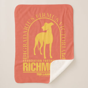 Couverture Sherpa Ted Lasso   AFC Richmond Gold Arched Logo