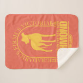 Couverture Sherpa Ted Lasso | AFC Richmond Gold Arched Logo (Devant (Horizontal))