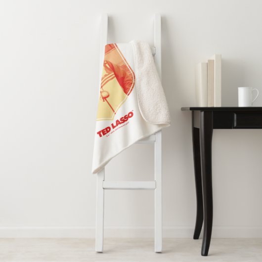 Couverture Sherpa Ted Lasso | Coach Beard Badge (En situation)