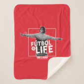 Couverture Sherpa Ted Lasso | Dani Rojas Fútbol is Life (Devant)