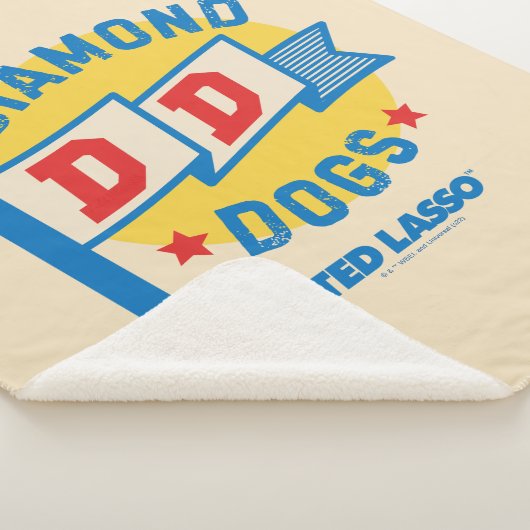 Couverture Sherpa Ted Lasso | Diamond Chiens Pennant Graphisme (3/4)