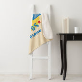 Couverture Sherpa Ted Lasso | Diamond Chiens Pennant Graphisme (En situation)