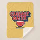 Couverture Sherpa Ted Lasso | Garbage Water Tea Graphic (Devant)